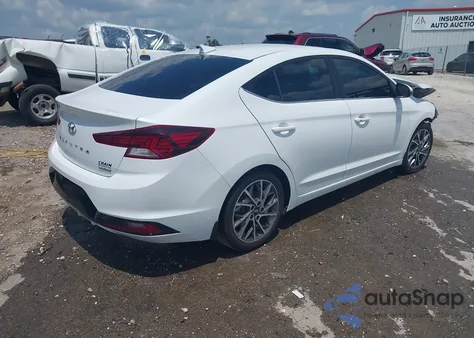 2020 Hyundai Elantra Limited из США, поврежденный, VIN 5NPD84LF0LH585851